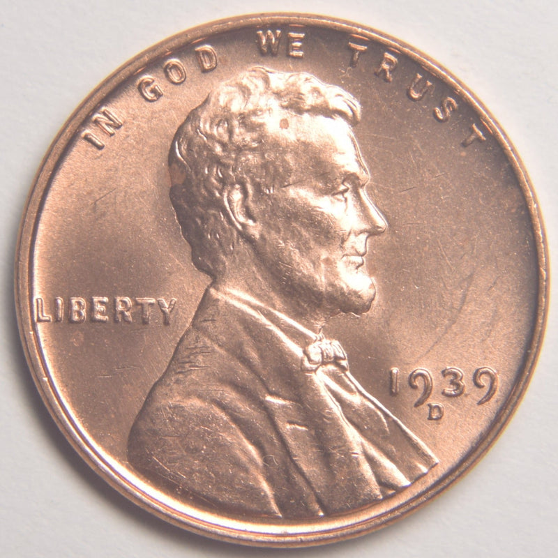 1939-D Lincoln Cent . . . . Brilliant Uncirculated