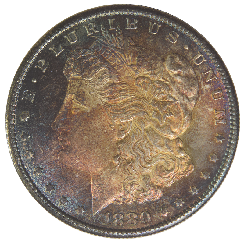 1880-S Morgan Dollar . . . . Choice Uncirculated+ Toned