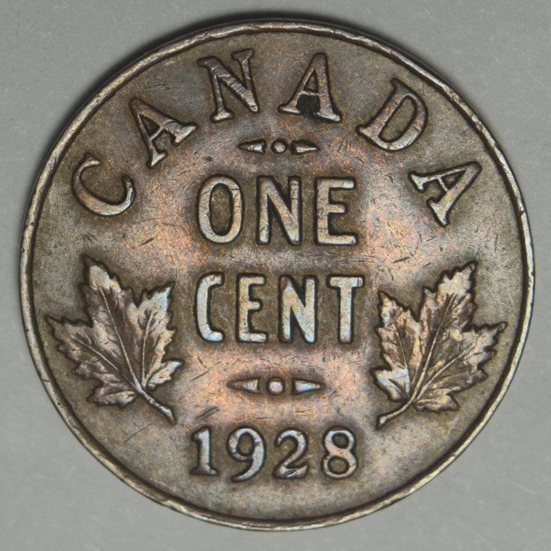 1928 Canadian Cent . . . . Select Uncirculated Brown
