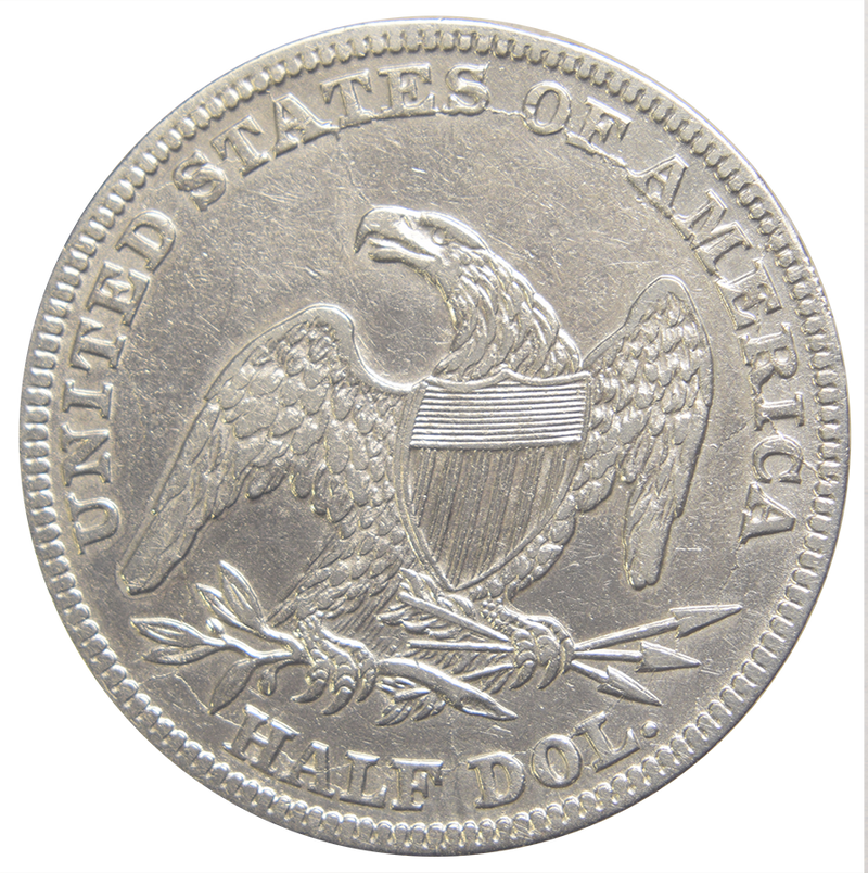 1839-O Reeded Edge Bust Half . . . . Choice About Uncirculated