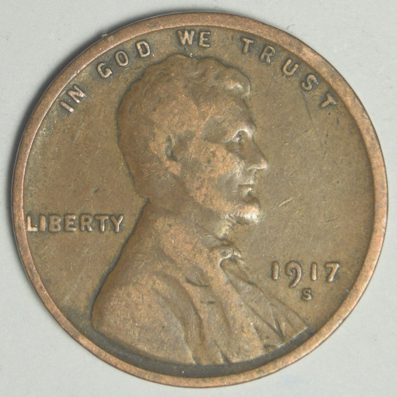 1917-S Lincoln Cent . . . . Good