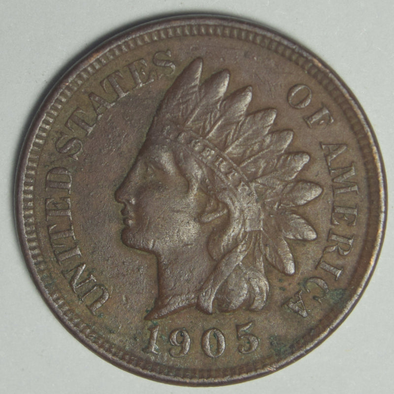 1905 Indian Cent . . . . AU corroded