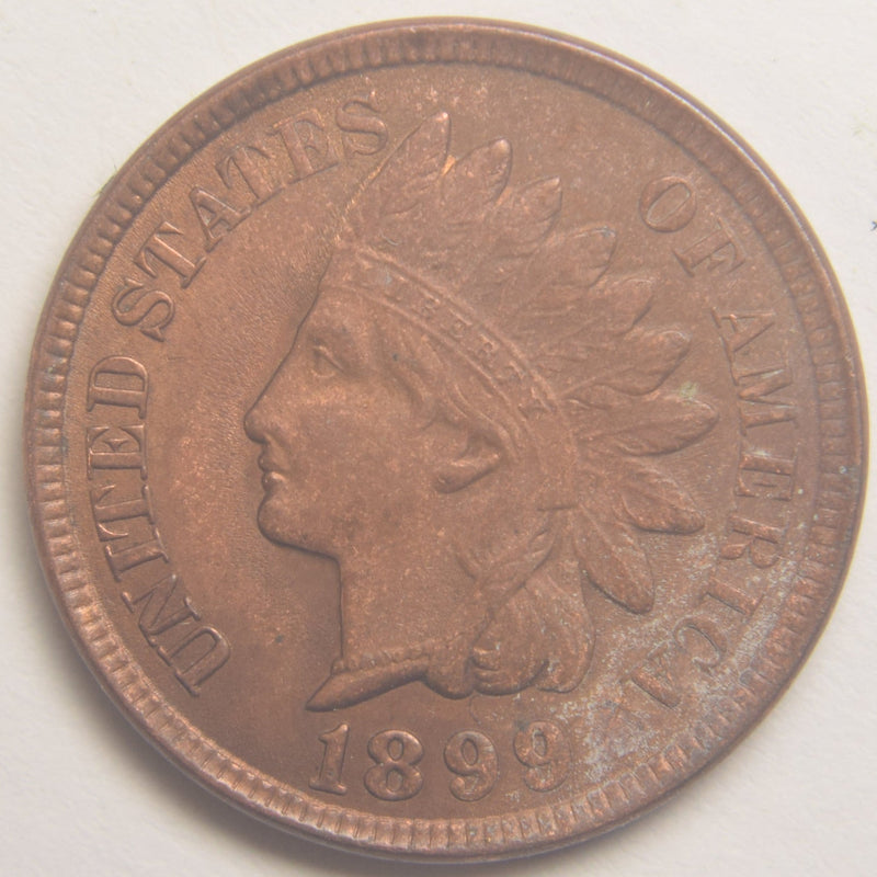 1899 Indian Cent . . . . Choice BU Red/Brown