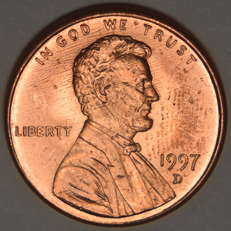 1997-D Lincoln Cent . . . . Brilliant Uncirculated