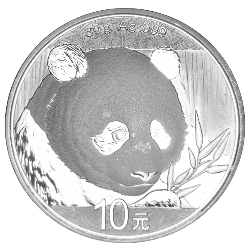 2018 Chinese Panda . . . . Gem BU 30 gr Silver