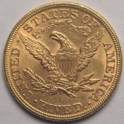 1900 $5.00 Liberty Gold . . . . Choice Brilliant Uncirculated