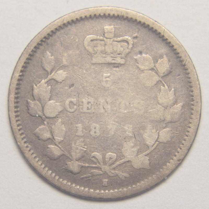 1872-H Canadian 5 Cents . . . . Very Good