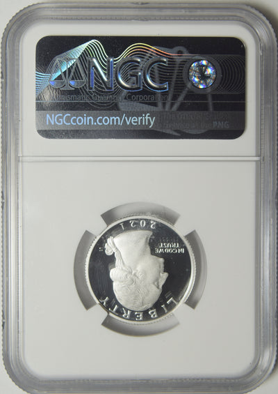 2021-S Crossing The Delaware Silver Quarter . . . . NGC PF-70 Ultra Cameo Limited Edition Set First Day of Issue