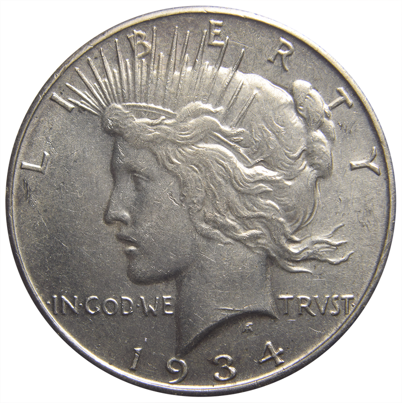 1934-S Peace Dollar . . . . Select Brilliant Uncirculated