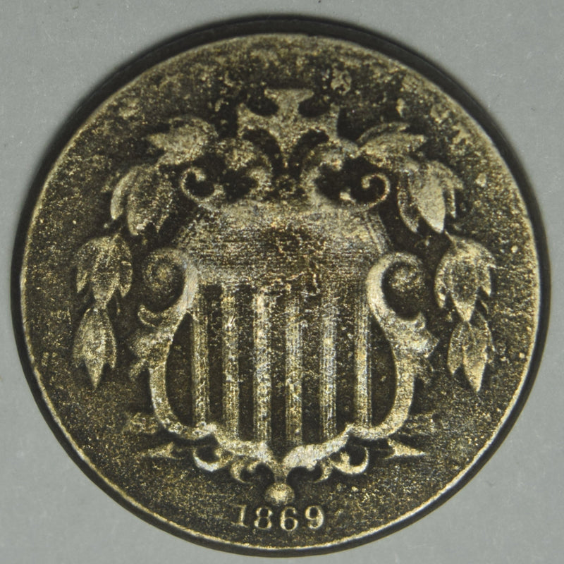 1869 Shield Nickel . . . . Fine rough