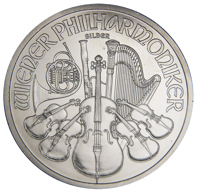 2013 Austrian Philharmonic . . . . Gem BU 1 oz. Silver