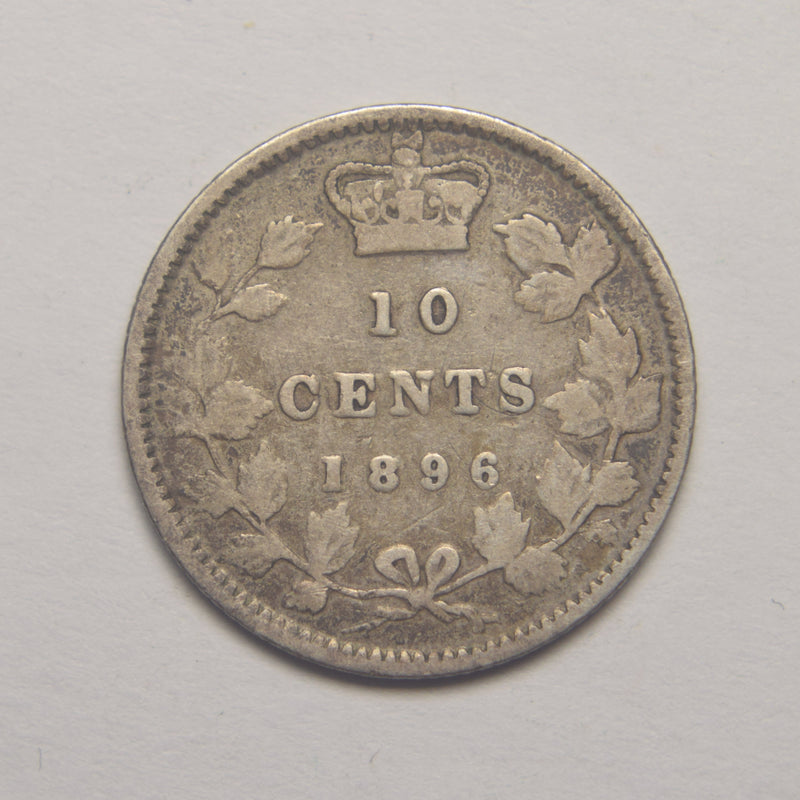1896 Canadian 10 Cents . . . . Very Fine