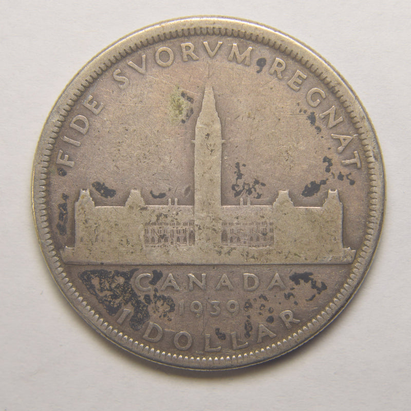 1939 Canadian Silver Dollar . . . . Fine