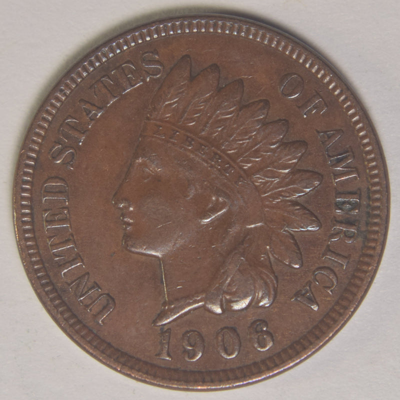 1906 Indian Cent . . . . Select BU Red