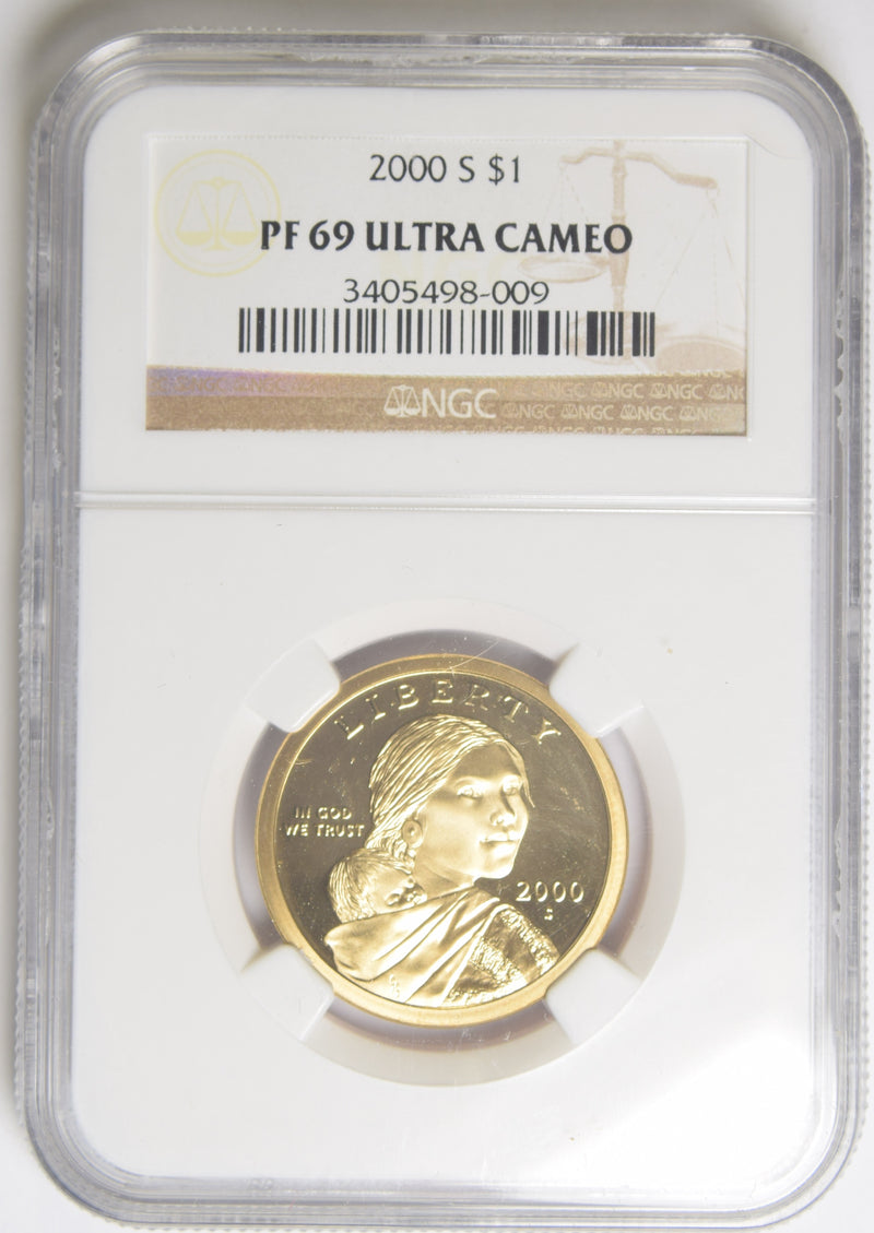 2000-S Sacagawea Dollar . . . . NGC PF-69 Ultra Cameo
