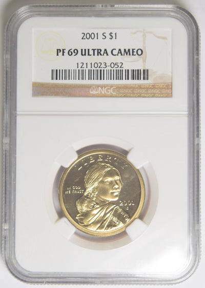 2001-S Sacagawea Dollar . . . . NGC PF-69 Ultra Cameo