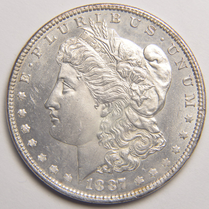 1887 Morgan Dollar . . . . Choice BU Prooflike