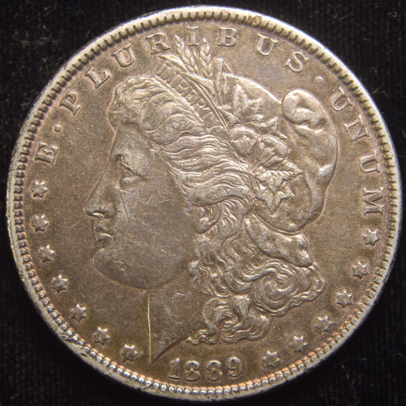 1889 Morgan Dollar . . . . About Uncirculated Toned
