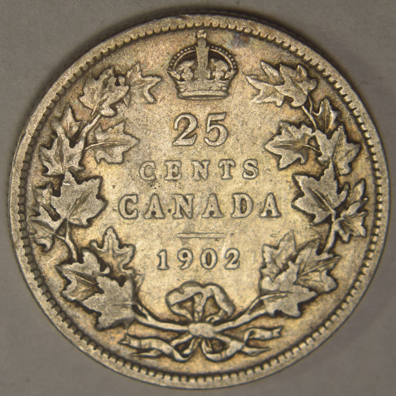 1902 Canadian Quarter . . . . Fine