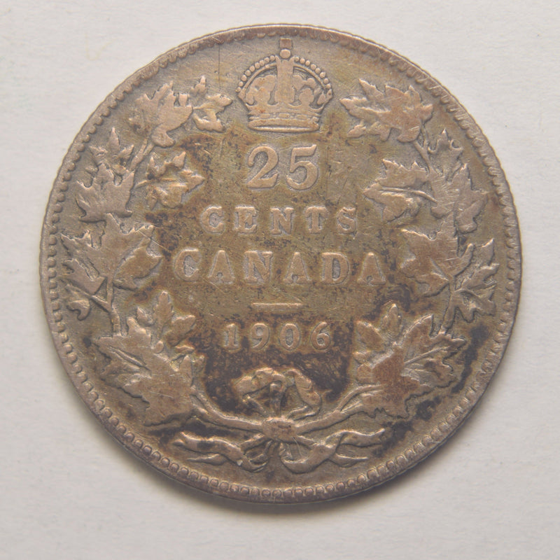 1906 Canadian Quarter . . . . Fine