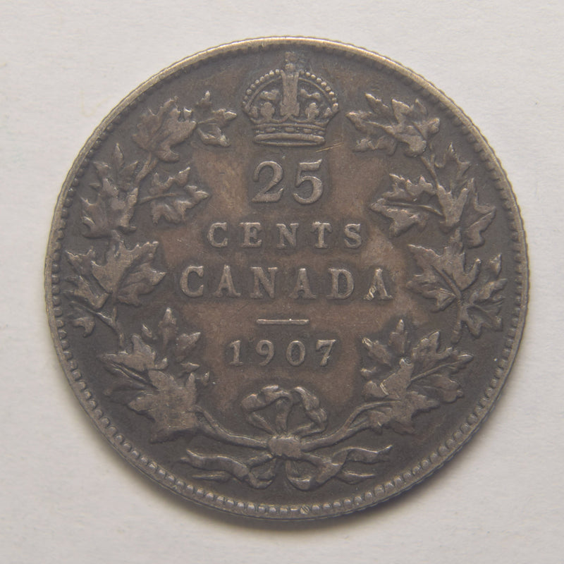 1907 Canadian Quarter . . . . Very Fine