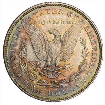1885 Morgan Dollar . . . . Gem Uncirculated Toned