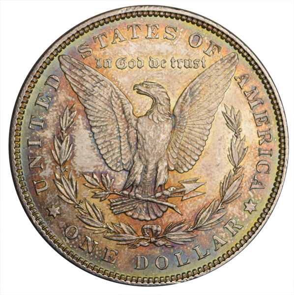 1885 Morgan Dollar . . . . Gem Uncirculated Toned