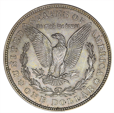 1921 Morgan Dollar . . . . Choice Uncirculated Toned
