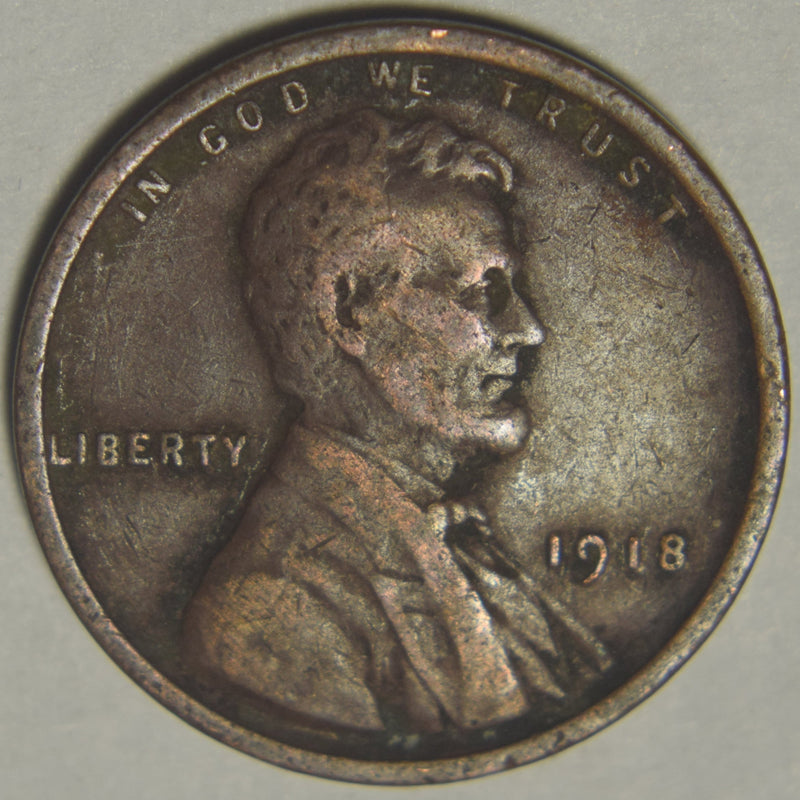 1918 Lincoln Cent . . . . Choice About Uncirculated