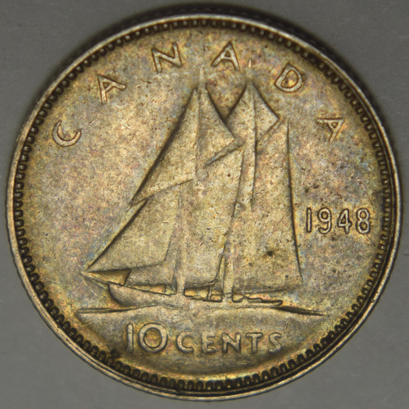 1948 Canadian 10 Cents . . . . Extremely Fine