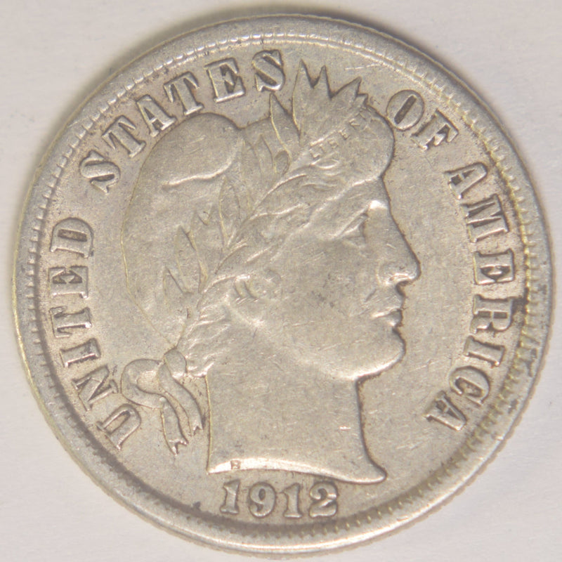 1912-D Barber Dime . . . . Choice About Uncirculated