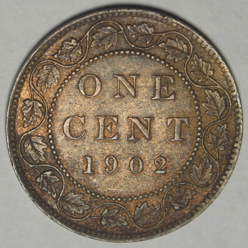 1902 Canadian Cent . . . . Choice About Uncirculated