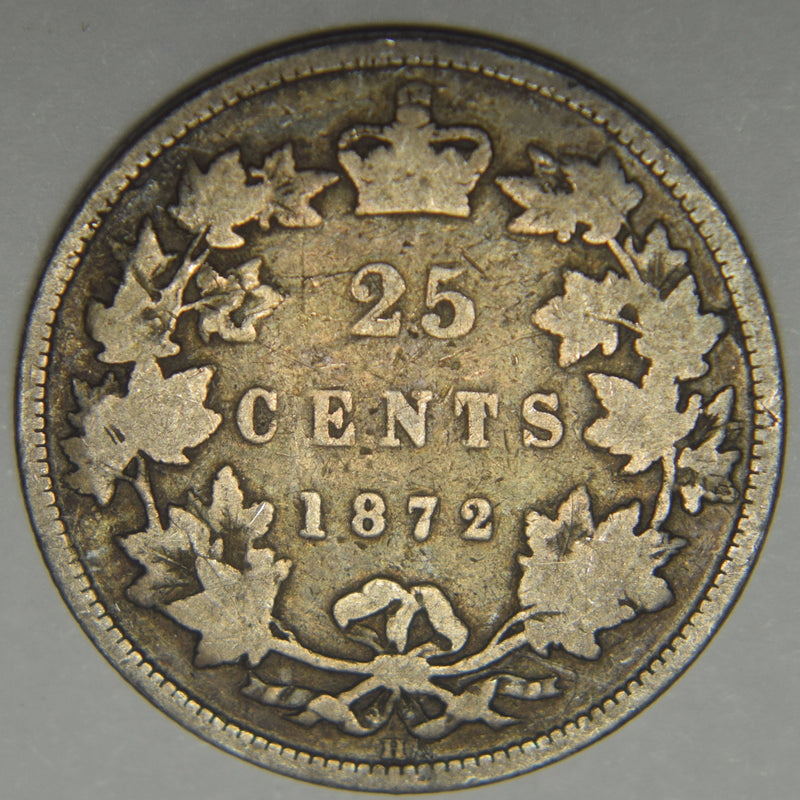 1872 Canadian Quarter . . . . VG/Fine