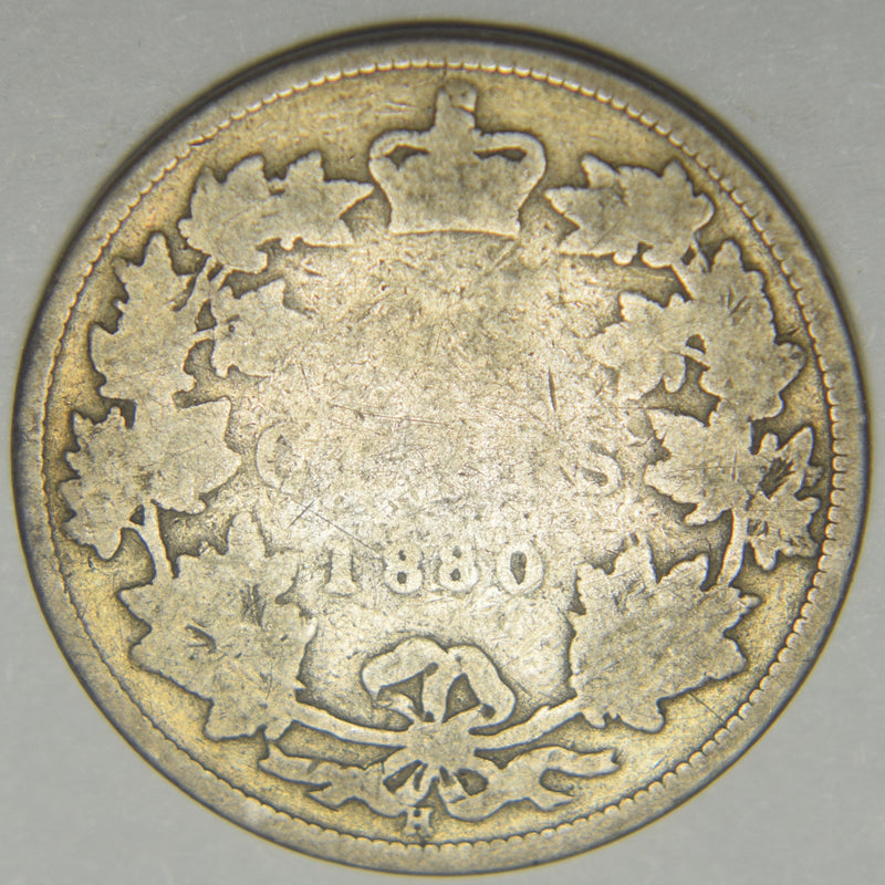 1880-H Canadian Quarter . . . . Good