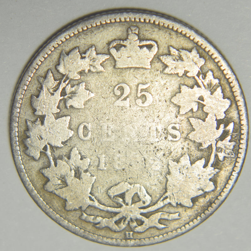 1882-H Canadian Quarter . . . . About Good