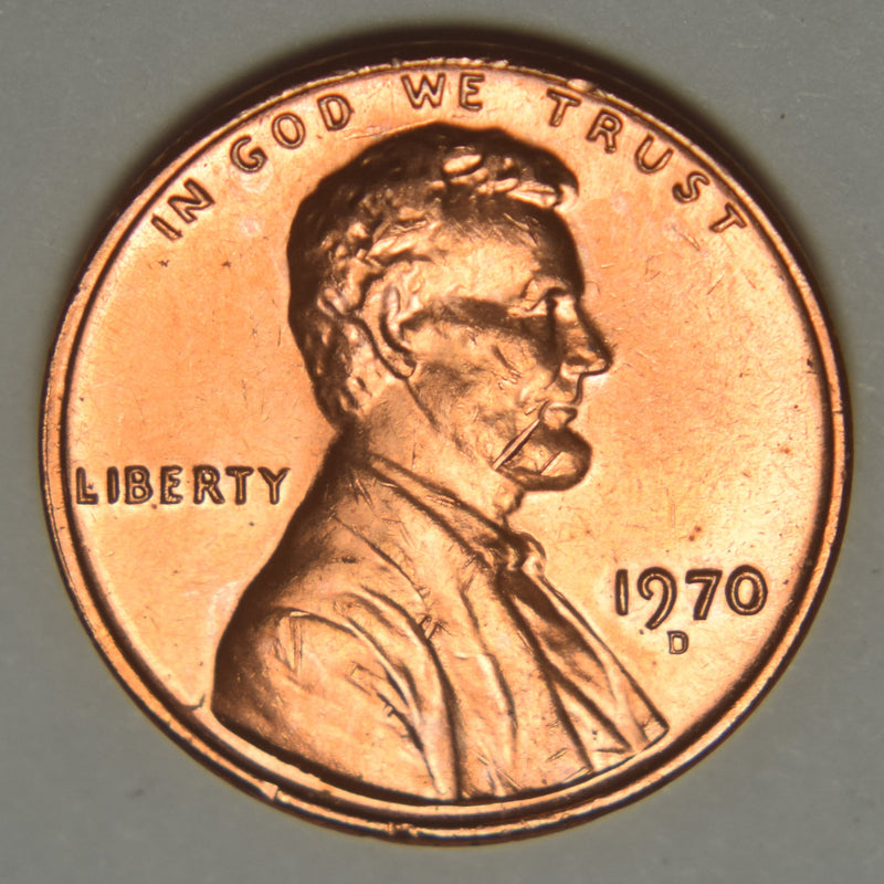 1970-D Lincoln Cent . . . . Brilliant Uncirculated