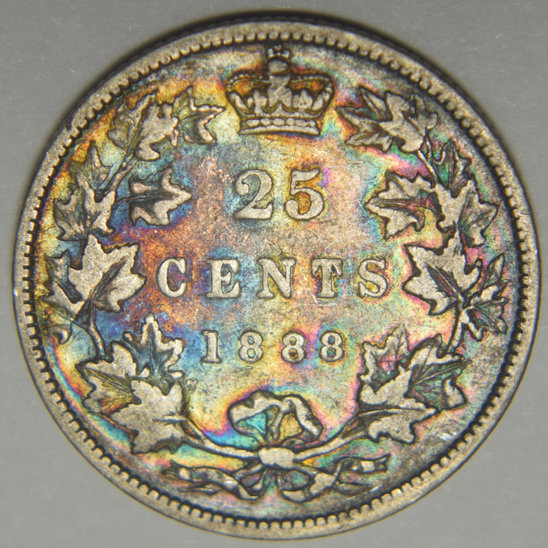 1888 Canadian Quarter . . . . Fine