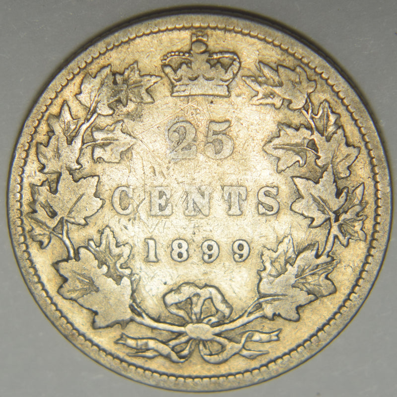 1899 Canadian Quarter . . . . VG/Fine