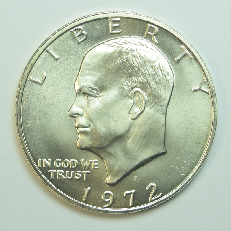 1972-S Eisenhower Dollar . . . . Gem BU Silver