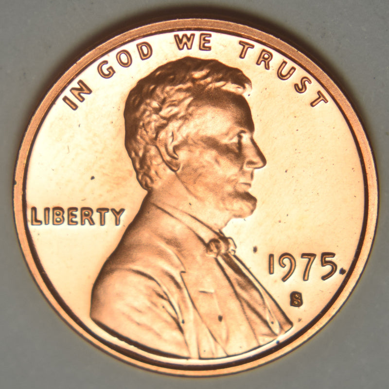 1975-S Lincoln Cent . . . . Gem Brilliant Proof