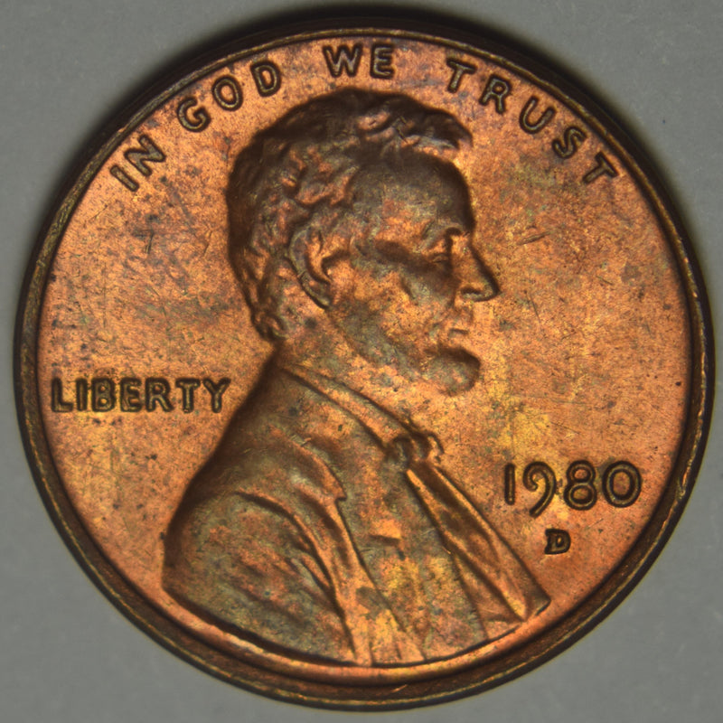 1980-D Lincoln Cent . . . . Brilliant Uncirculated