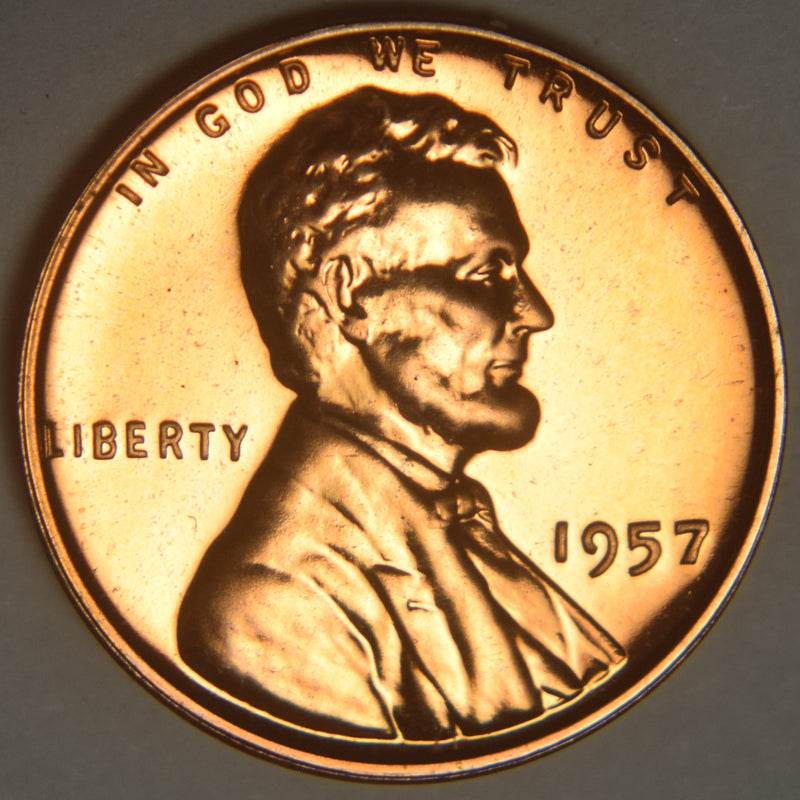 1957 Lincoln Cent . . . . Gem Brilliant Proof