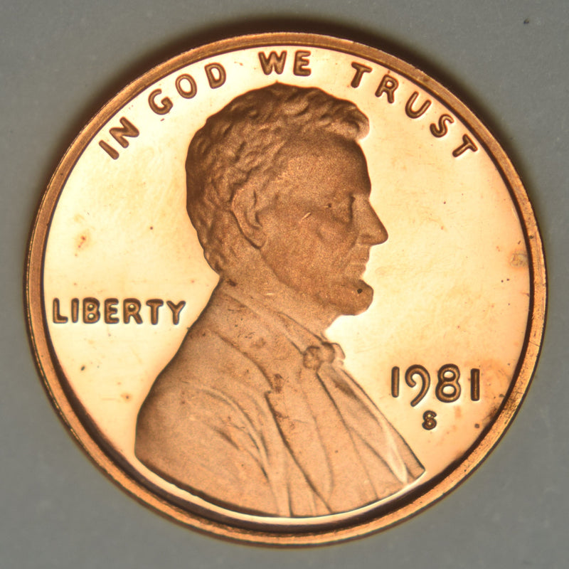 1981-S Type 1 Lincoln Cent . . . . Gem Brilliant Proof