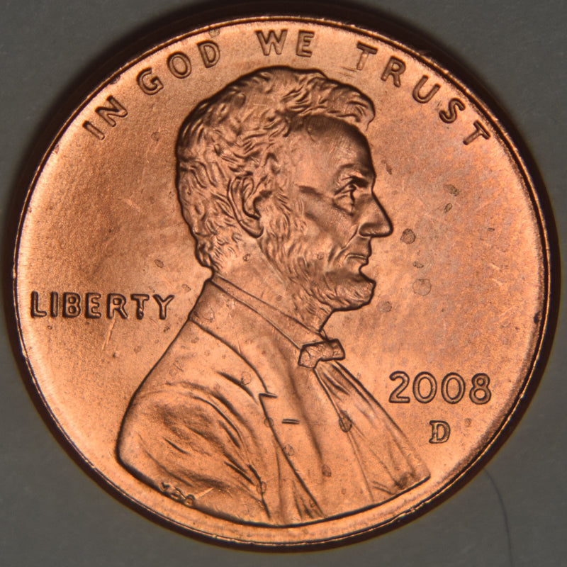 2008-D Lincoln Cent . . . . Brilliant Uncirculated