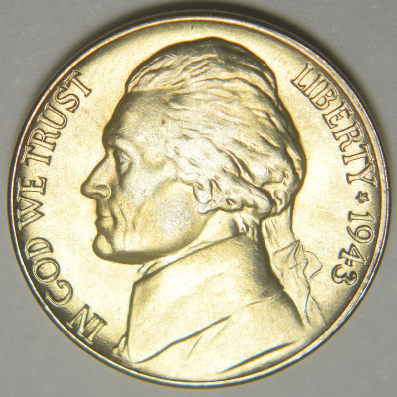 1943-D Silver Jefferson Nickel . . . . Brilliant Uncirculated