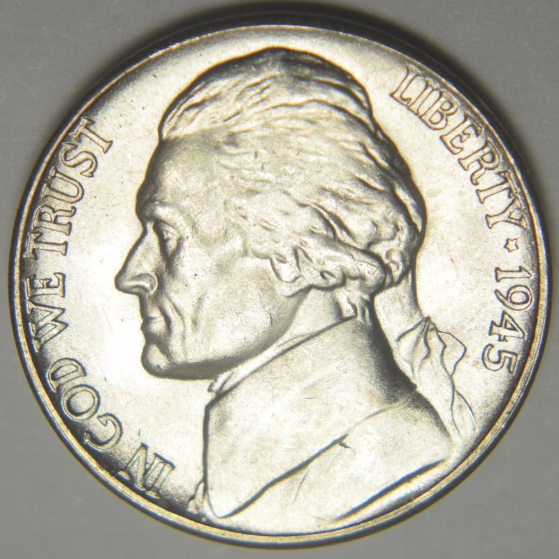 1945-S Silver Jefferson Nickel . . . . Brilliant Uncirculated