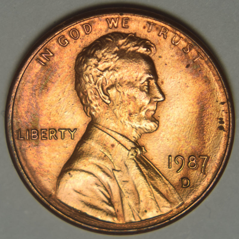 1987-D Lincoln Cent . . . . Brilliant Uncirculated