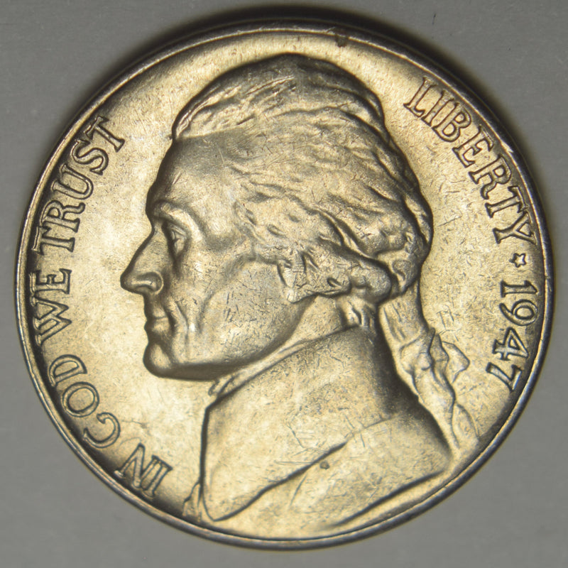 1947-D Jefferson Nickel . . . . Brilliant Uncirculated