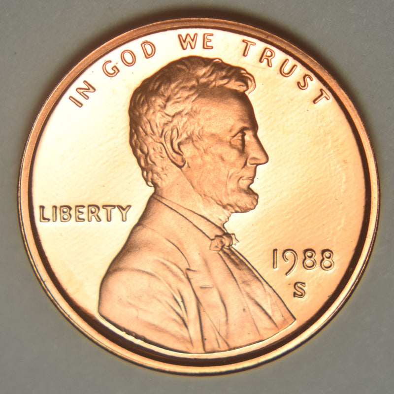 1988-S Lincoln Cent . . . . Gem Brilliant Proof