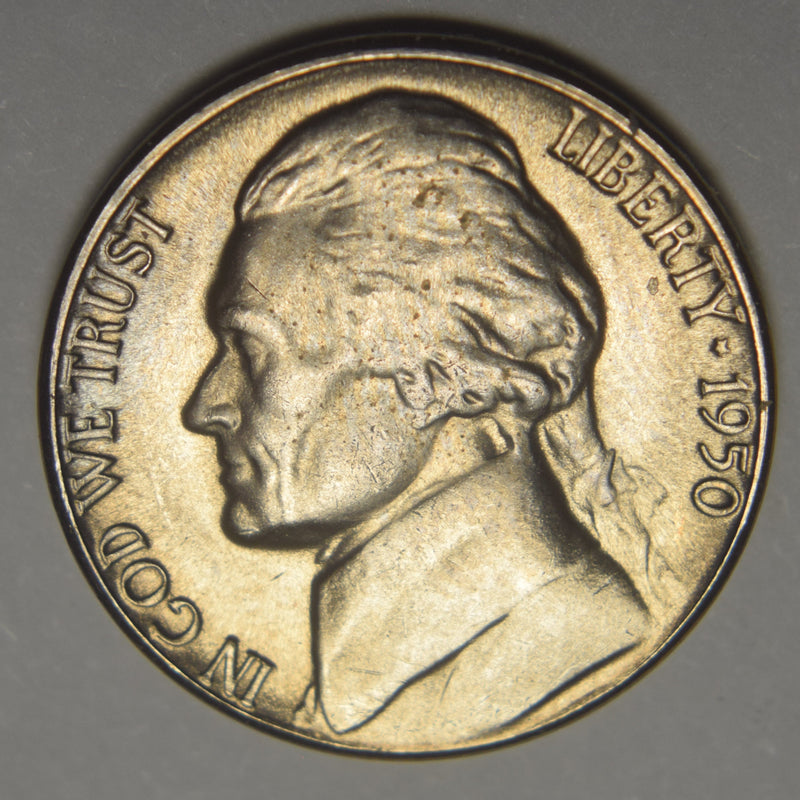 1950-D Jefferson Nickel . . . . Brilliant Uncirculated